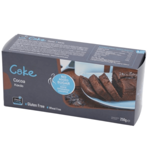 Cocoa cake with no added sugar 250gr
