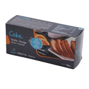 Vanilla cake with no added sugar 250gr
