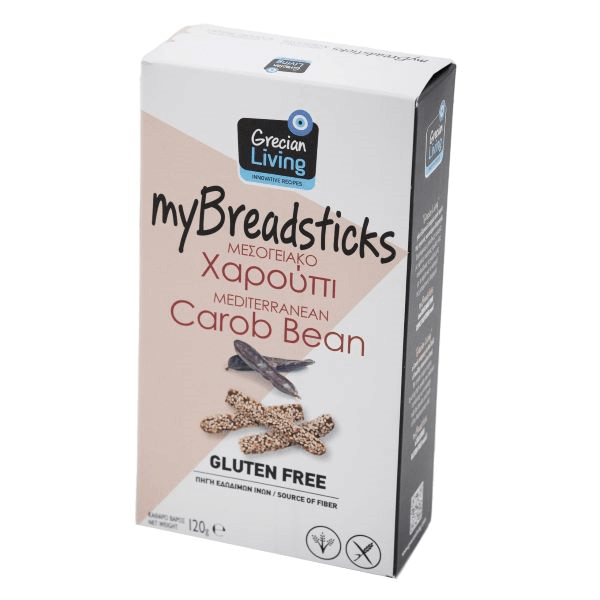 Gluten free breadsticks – Mediterranean carob bean