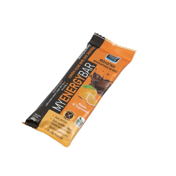 Organic oat bar with Dark Chocolate & Orange