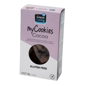 Mini cocoa cookies with cocoa drops 100gr
