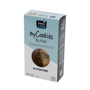 Mini butter cookies with cocoa drops 100gr