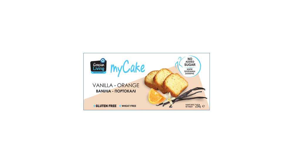 Vanilla cake with no added sugar