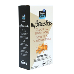 Gluten free breadsticks - Sesame and sunflower seeds 120gr